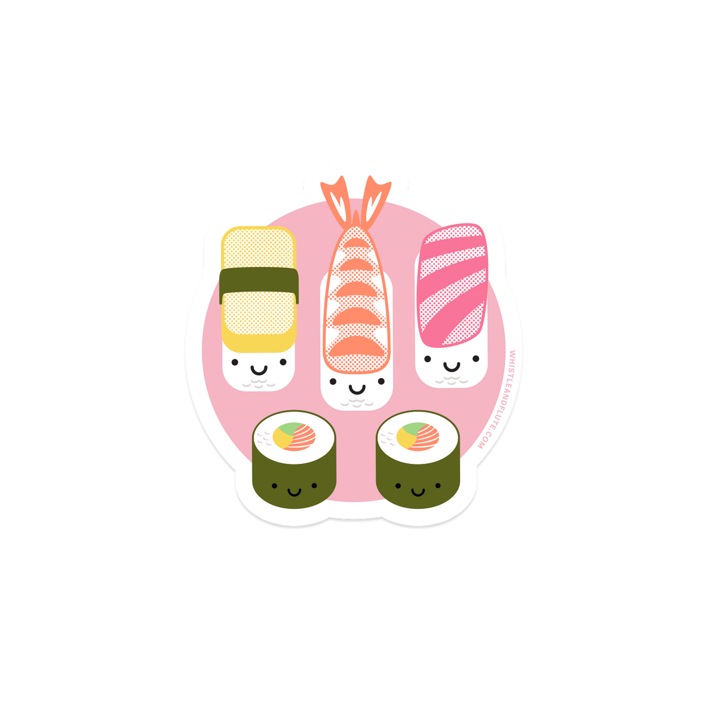 Kawaii Sushi Sticker