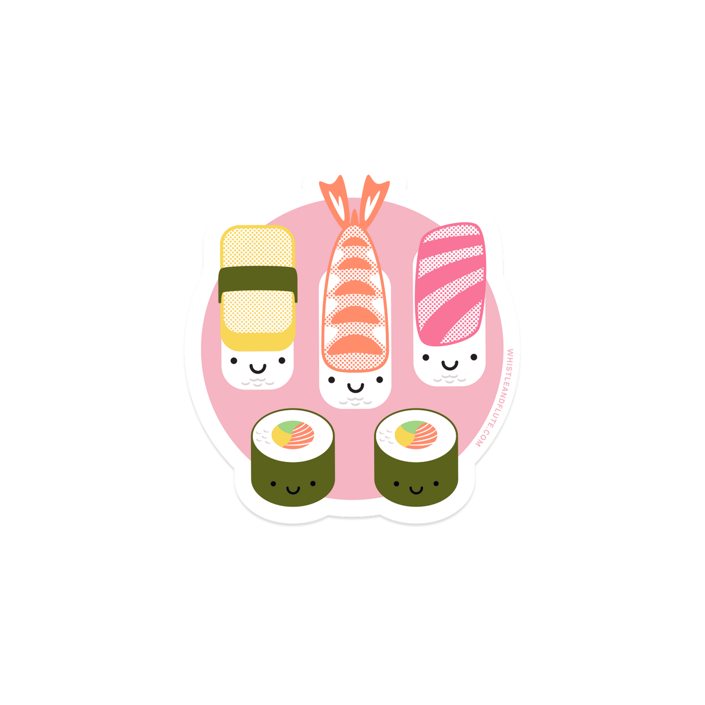 Kawaii Sushi Sticker