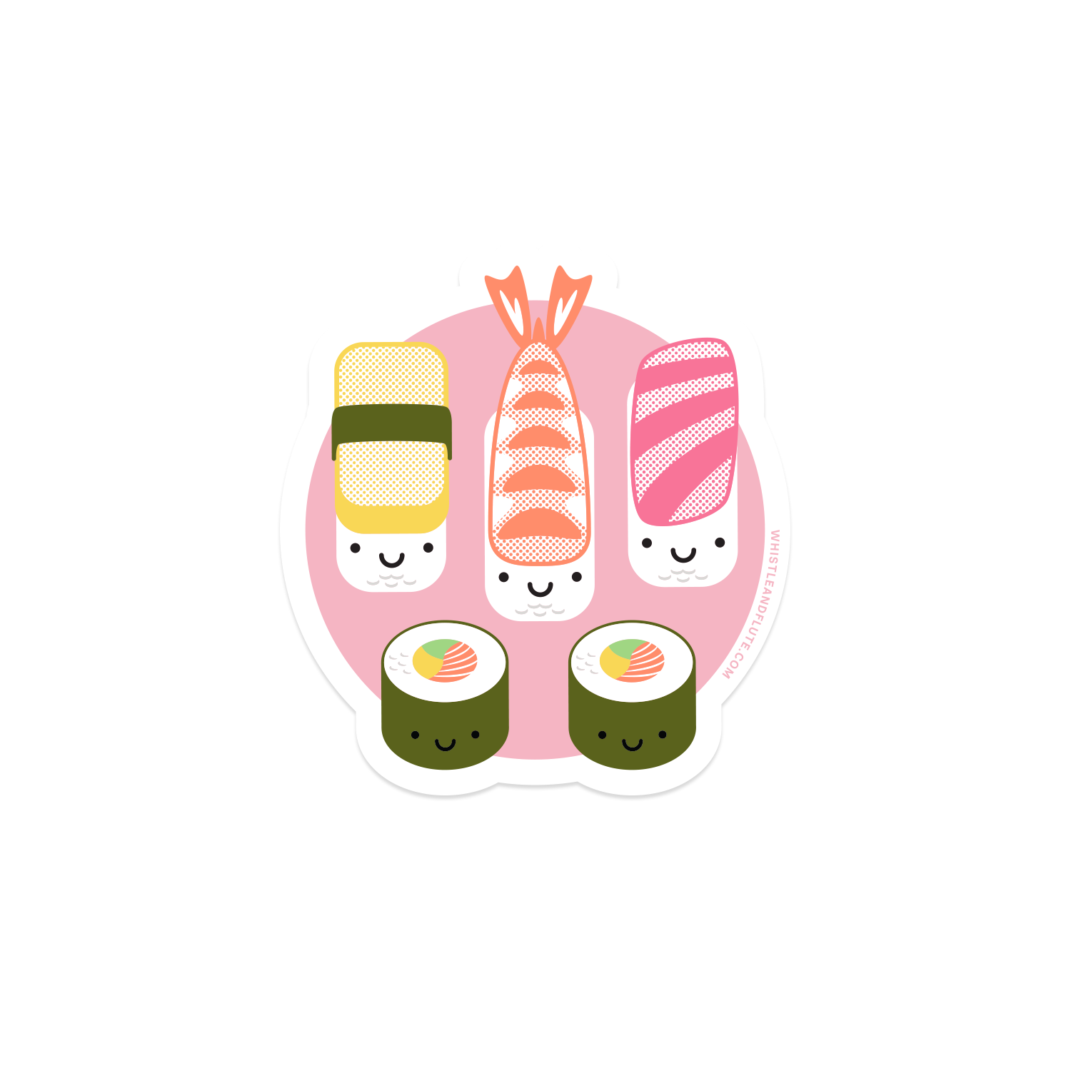 Kawaii Sushi Sticker