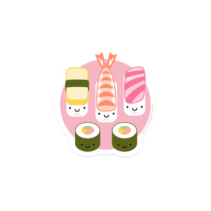 Kawaii Sushi Sticker