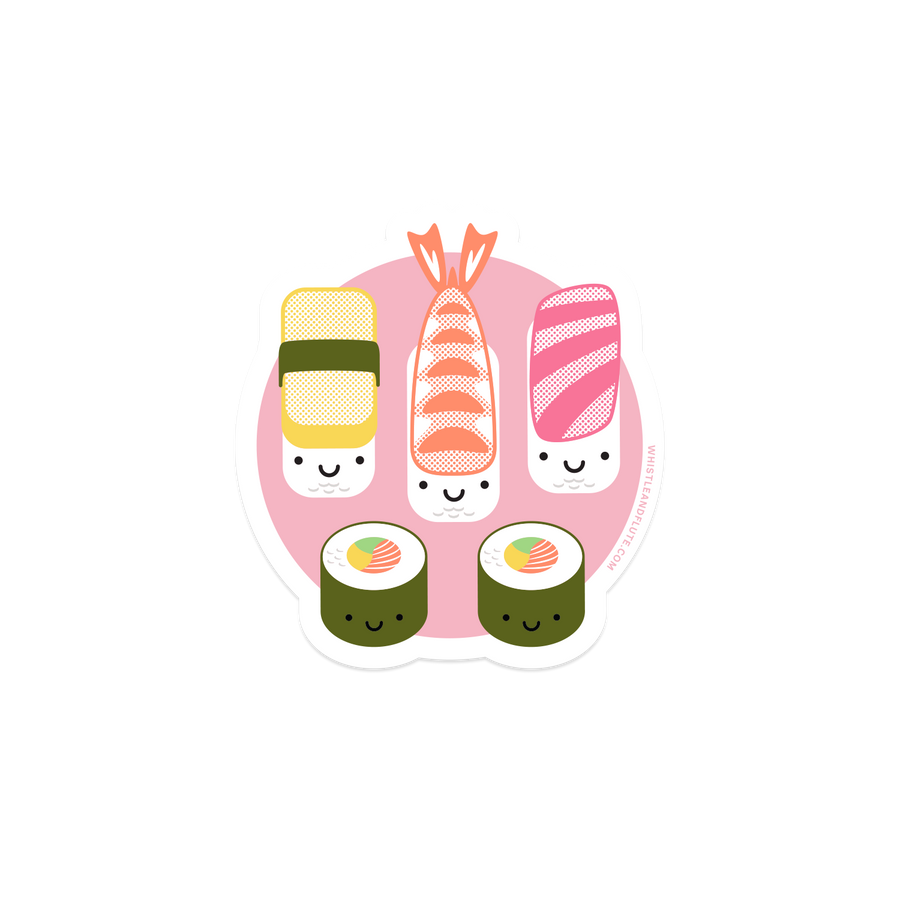 Kawaii Sushi Sticker