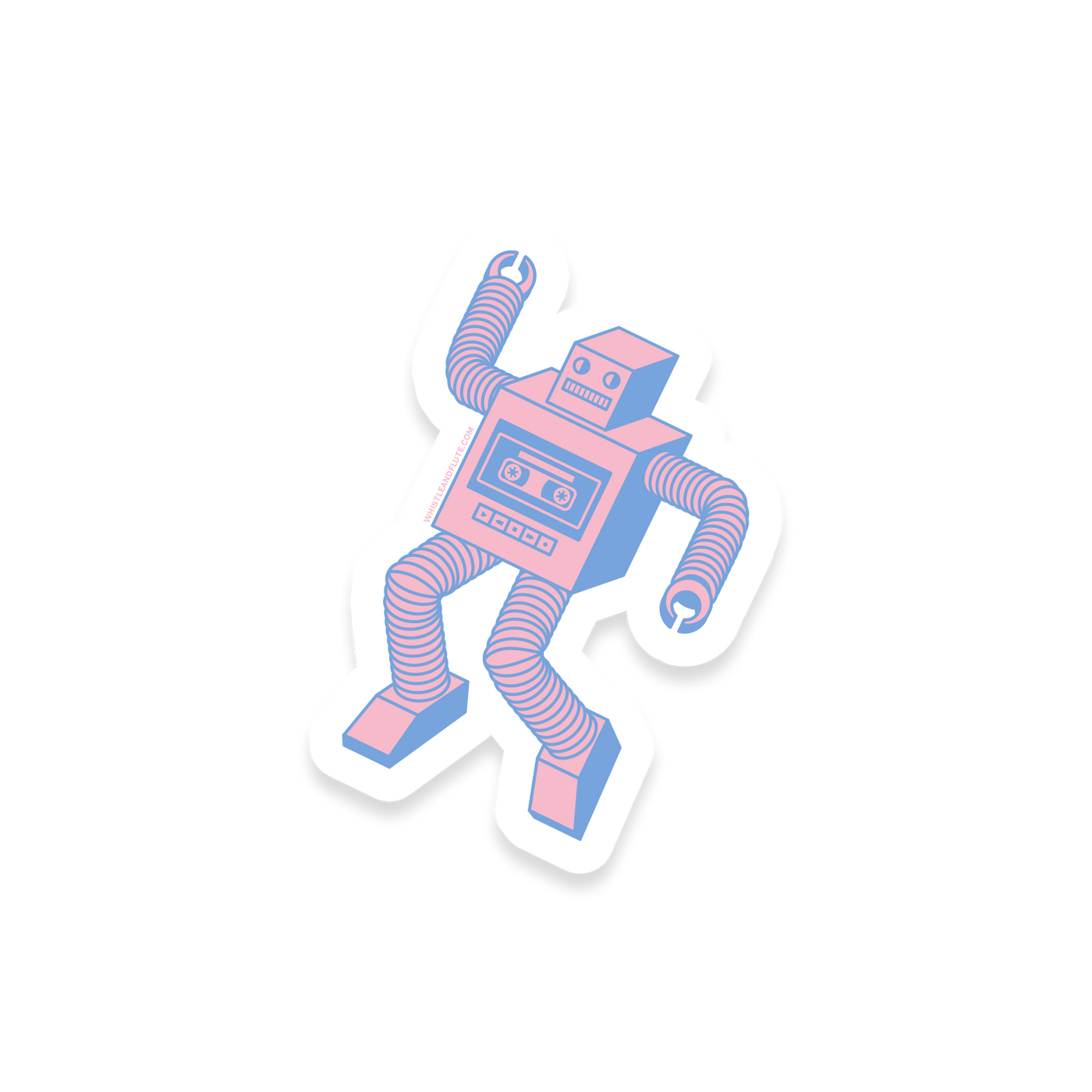 Robot Rock Vinyl Sticker