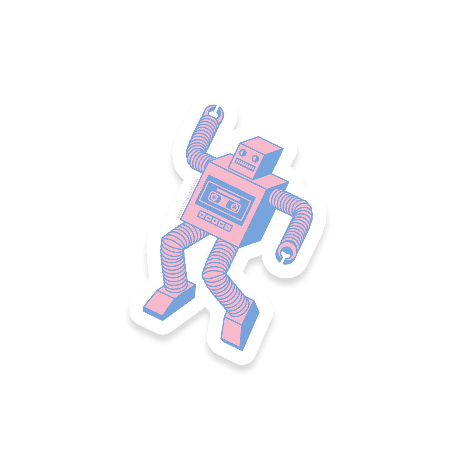 Robot Rock Vinyl Sticker
