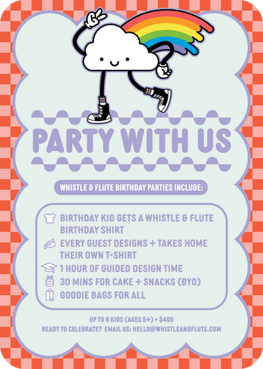 Whistle & Flute Birthday Party