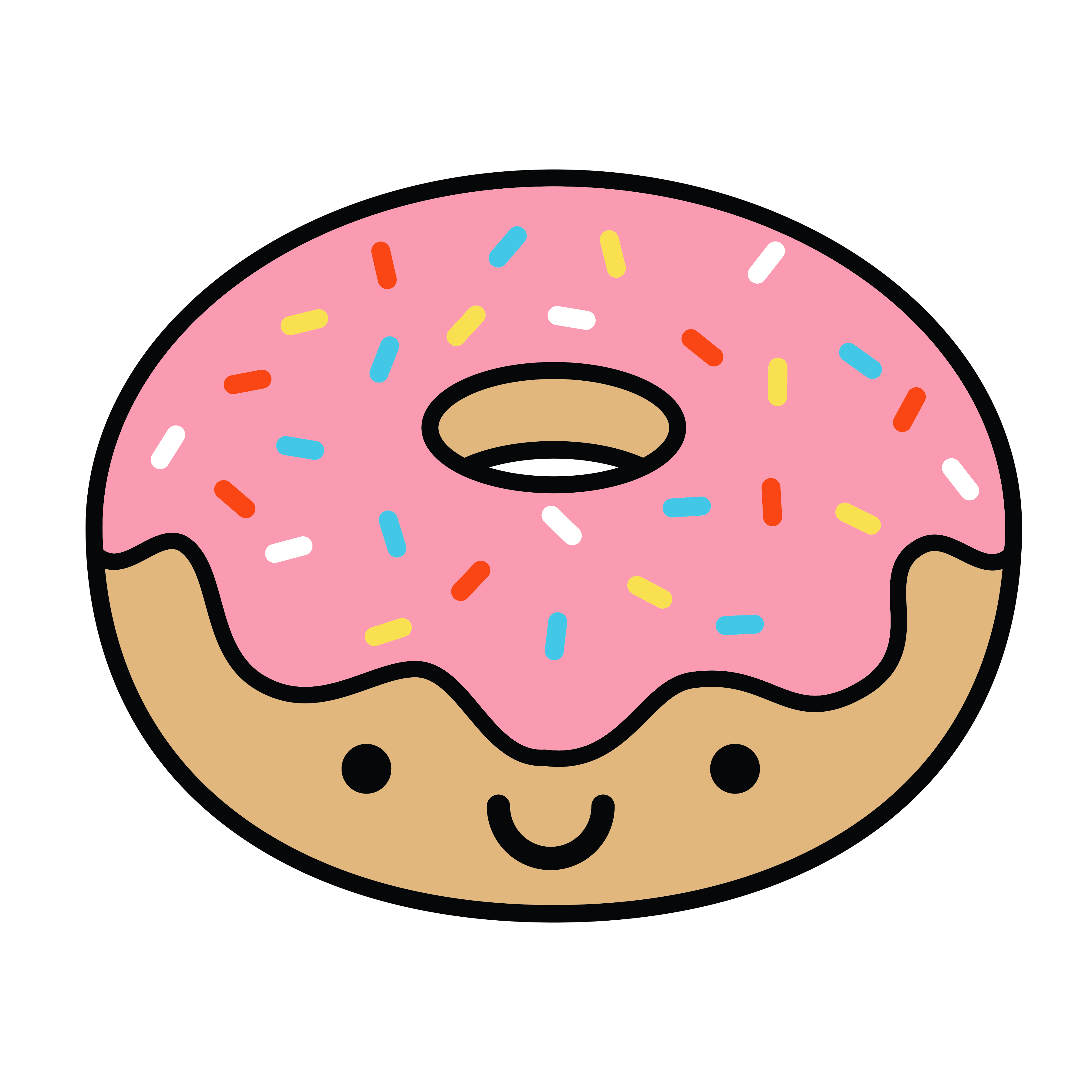Donut Vinyl Sticker