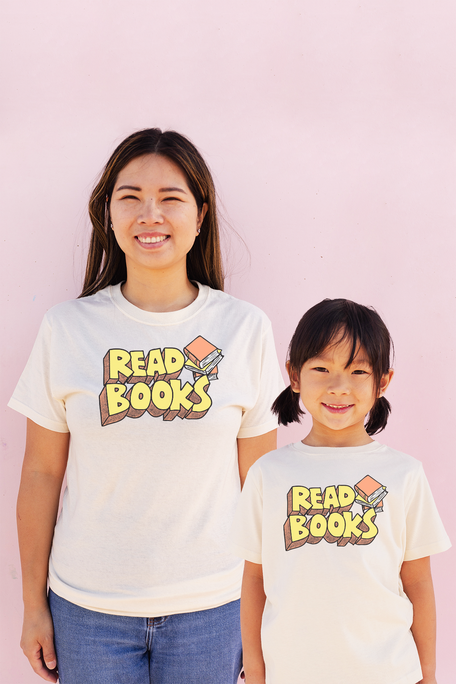 Read Books (Kid, Adult T-shirt) Bundle