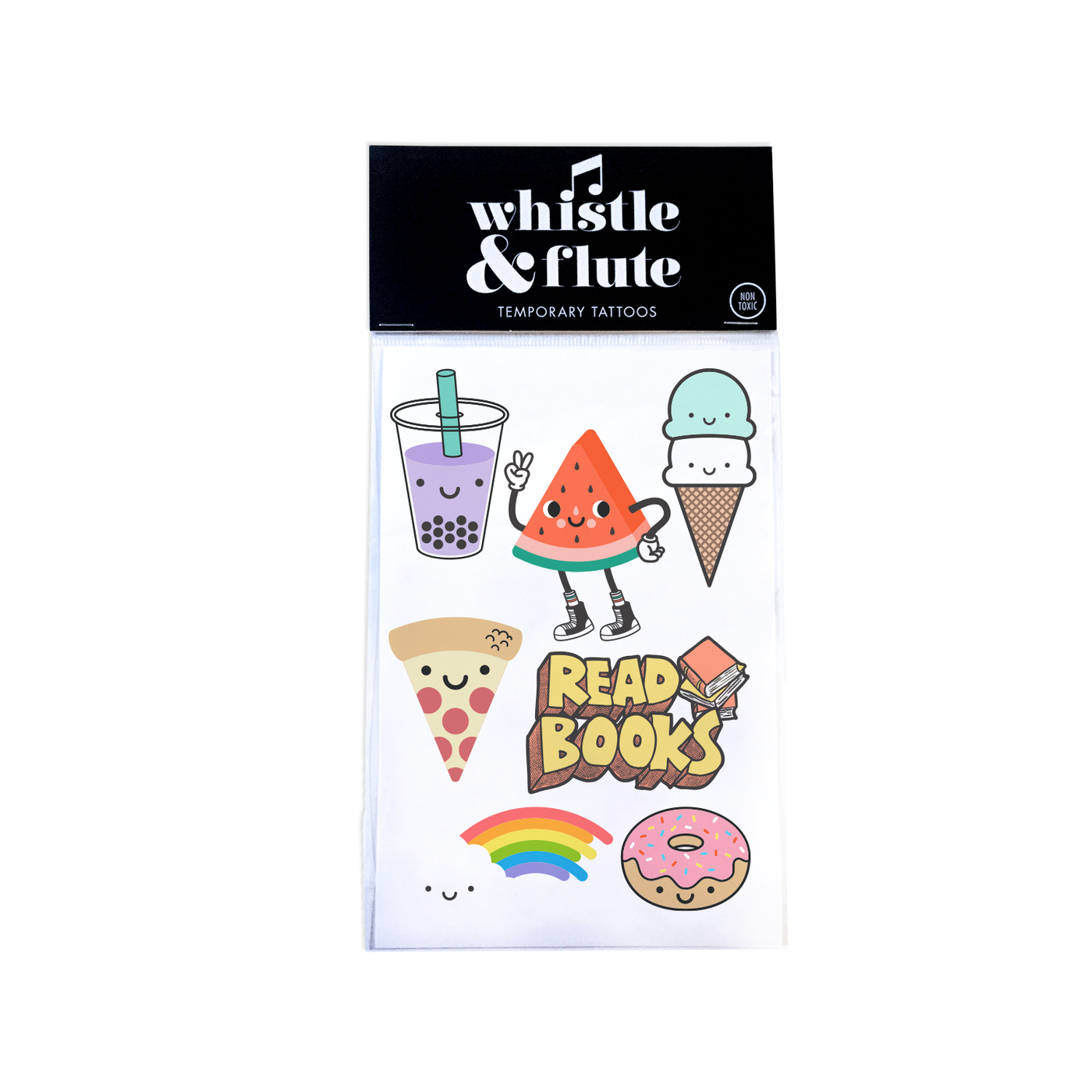 Whistle & Flute Temporary Tattoos