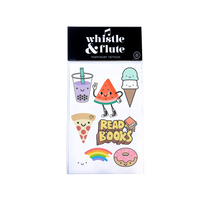 Whistle & Flute Temporary Tattoos