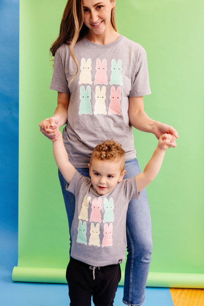 Kawaii Marshmallow Bunnies T-Shirt - Adult