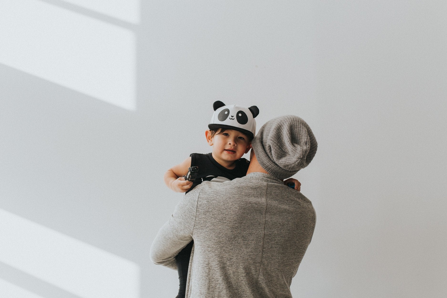 Kawaii Panda Flat Brim Cap With Ears