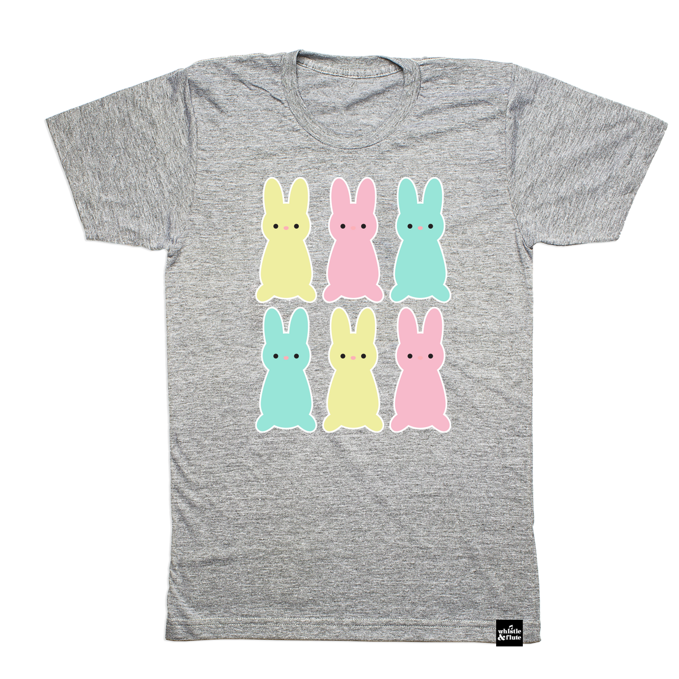 Kawaii Marshmallow Bunnies T-Shirt - Adult