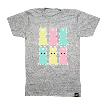 Kawaii Marshmallow Bunnies T-Shirt - Adult