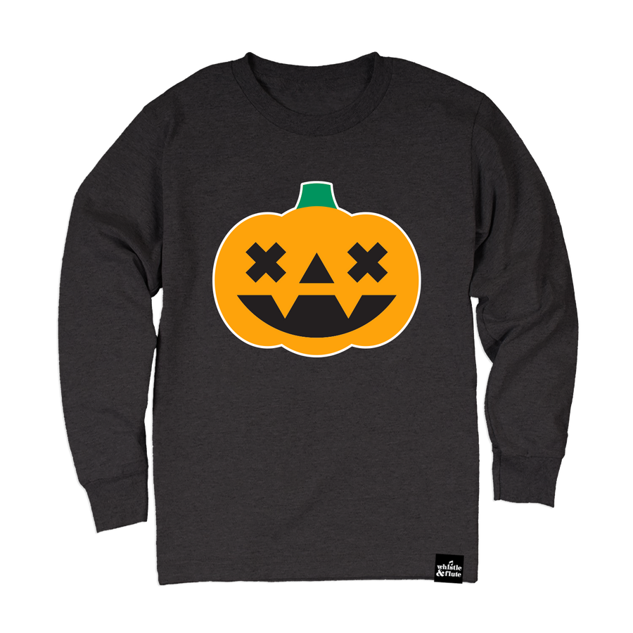 Adult Pumpkin Colour Longsleeve T-Shirt