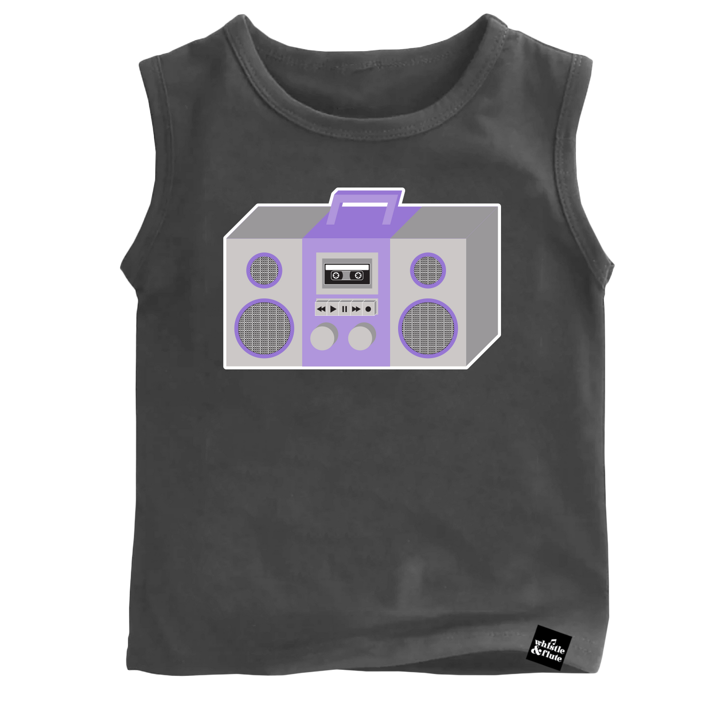 Boom Box Sleeveless T-Shirt