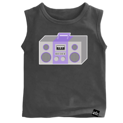 Boom Box Sleeveless T-Shirt