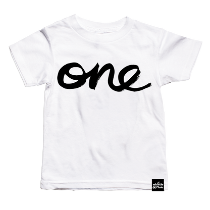 Brush Script Number 1 T-shirt