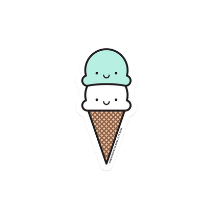 Kawaii Ice Cream Vinyl Sticker